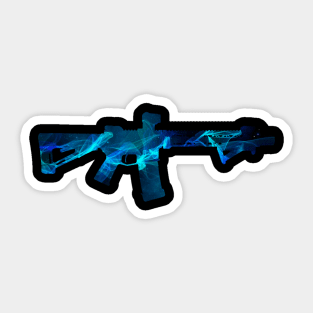 Galaxy AR15 Sticker